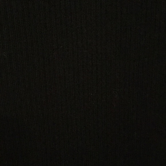 PINK ROSE Black Round Neck Ribbed MIDI Dress Small - Picture 7 of 9